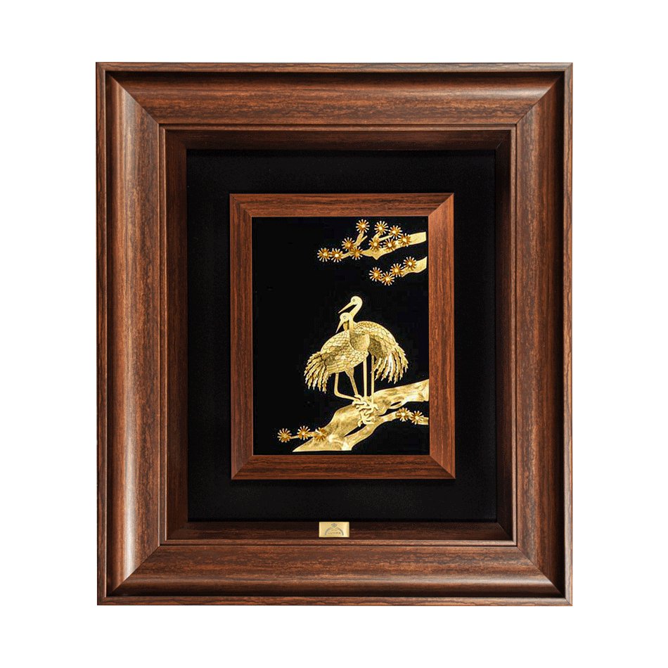 تابلو درنا ایستاده عمودی (45*40)
