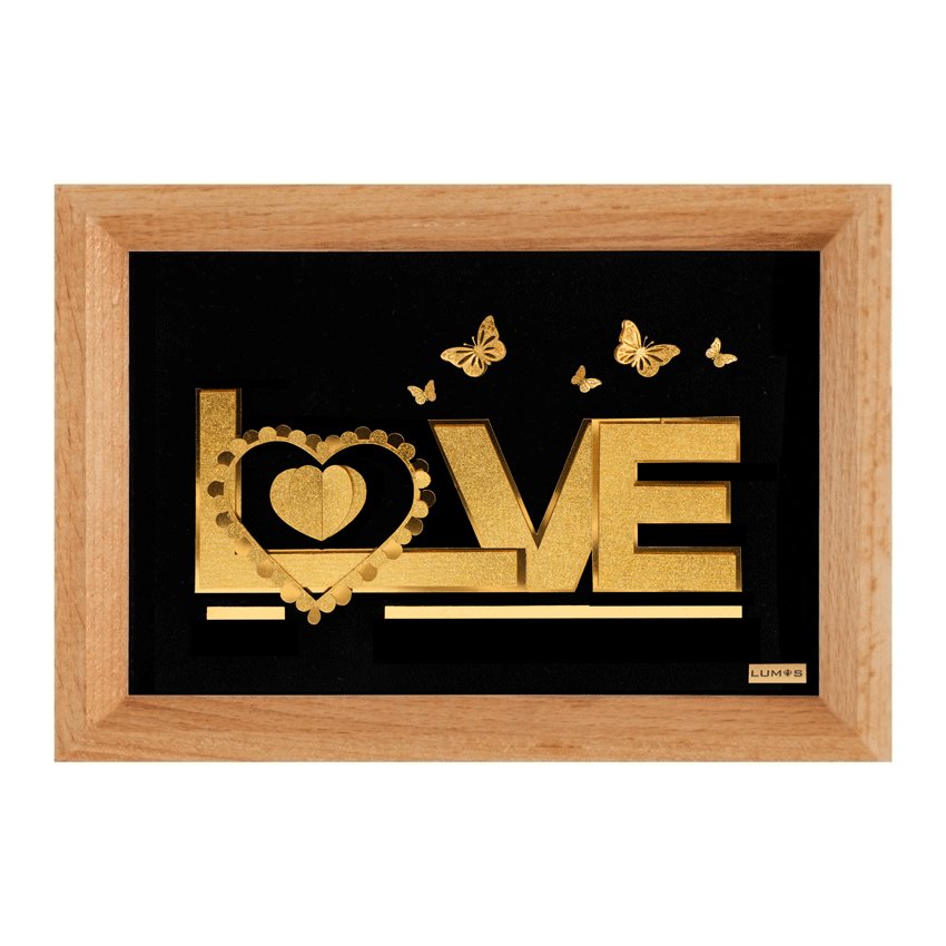 تابلو Love  سری راش (14*10)