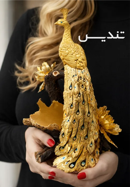 تندیس ورق طلا