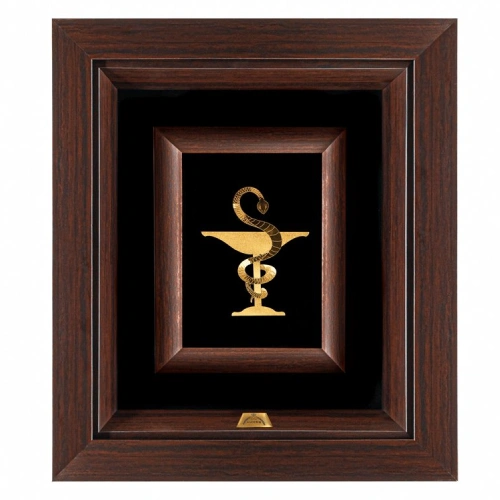 تابلو جام داروسازی روکش طلا