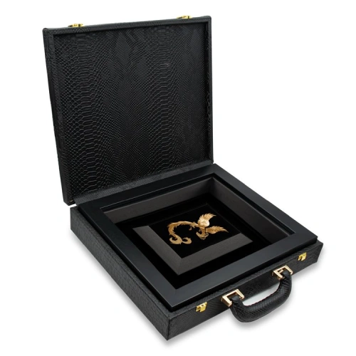 تابلو سیمرغ روکش طلا