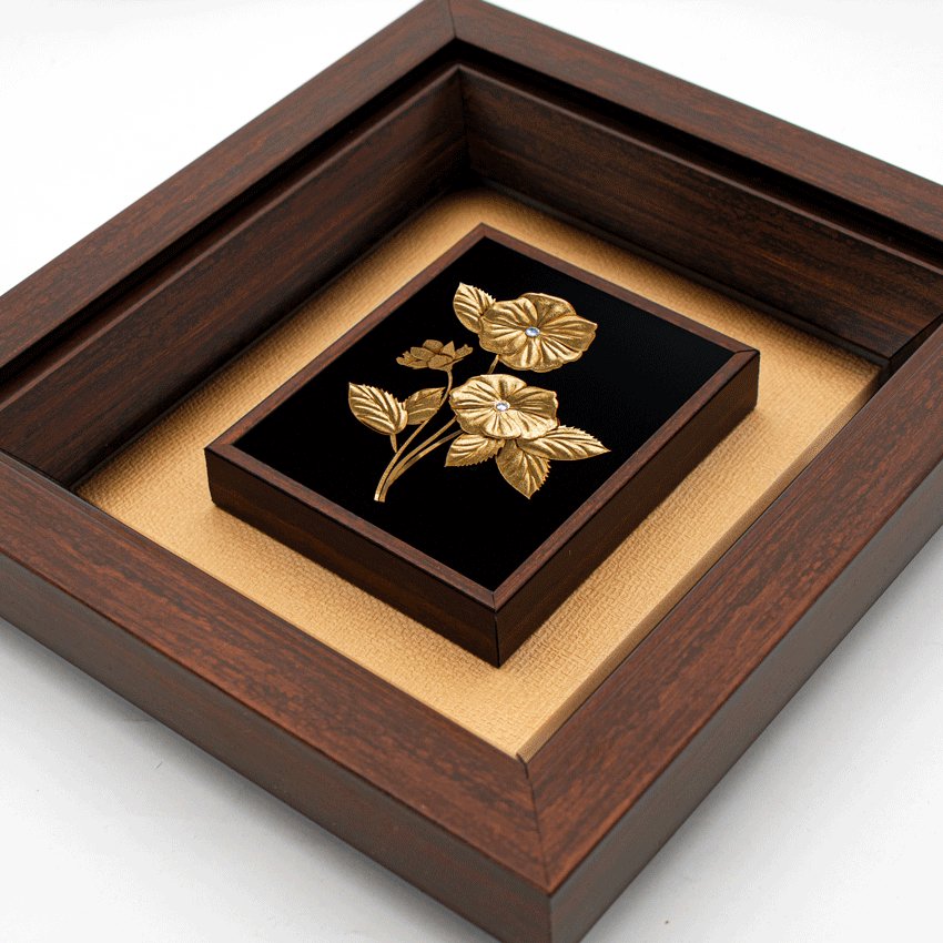 تابلو گل بنفشه (24*22)