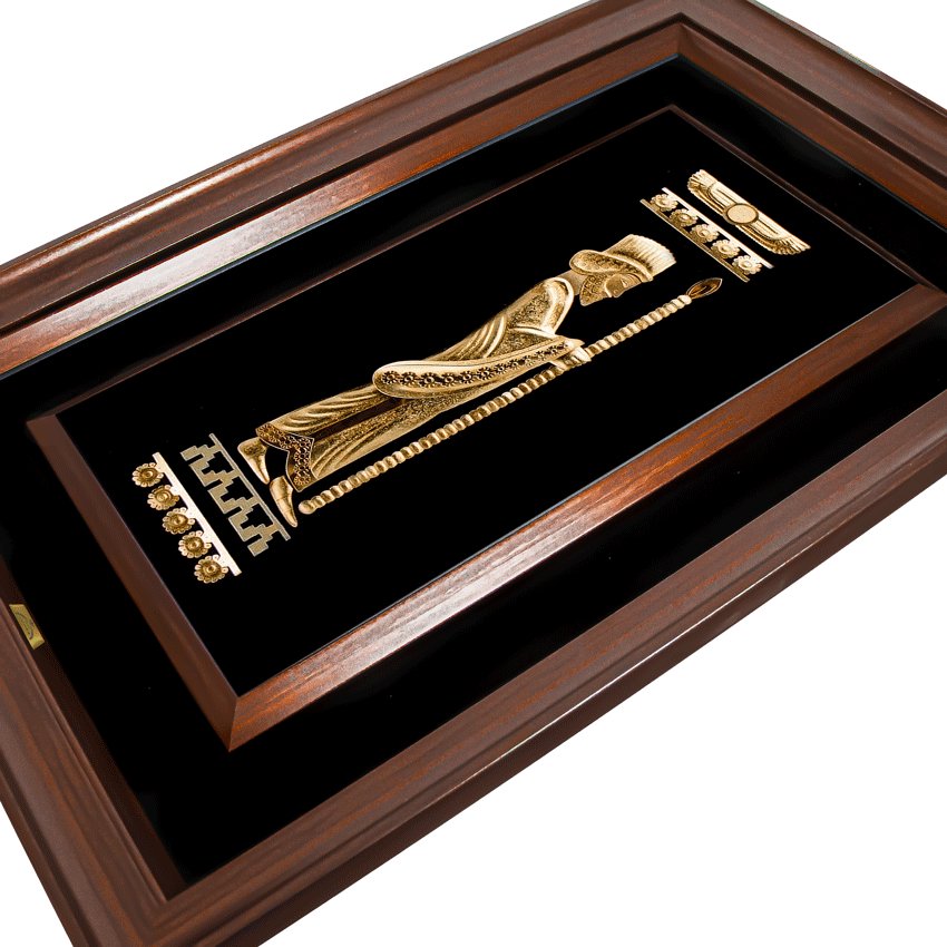 تابلو سرباز هخامنشی راست 60*90 plus