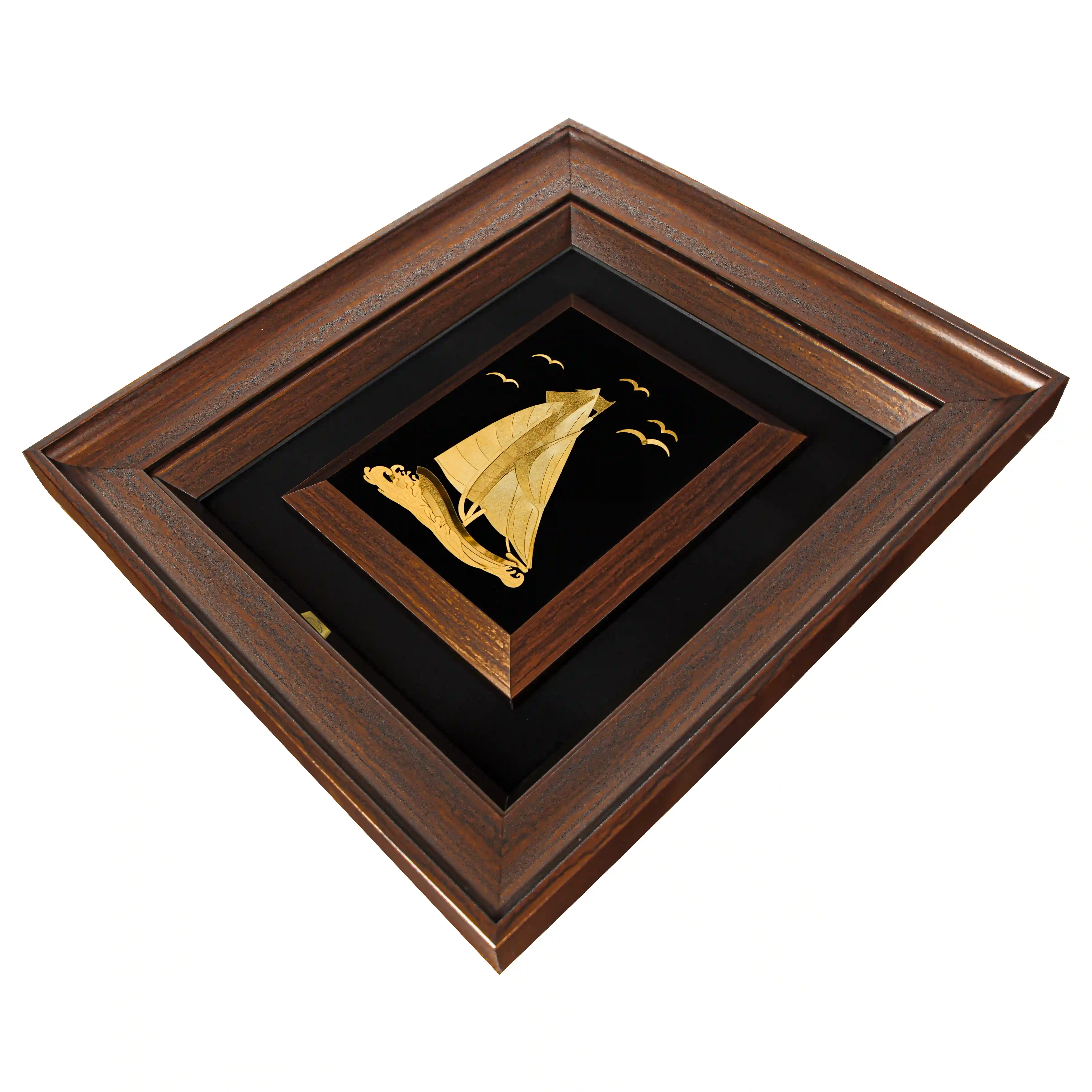 تابلو قایق دو بادبان (45*40)