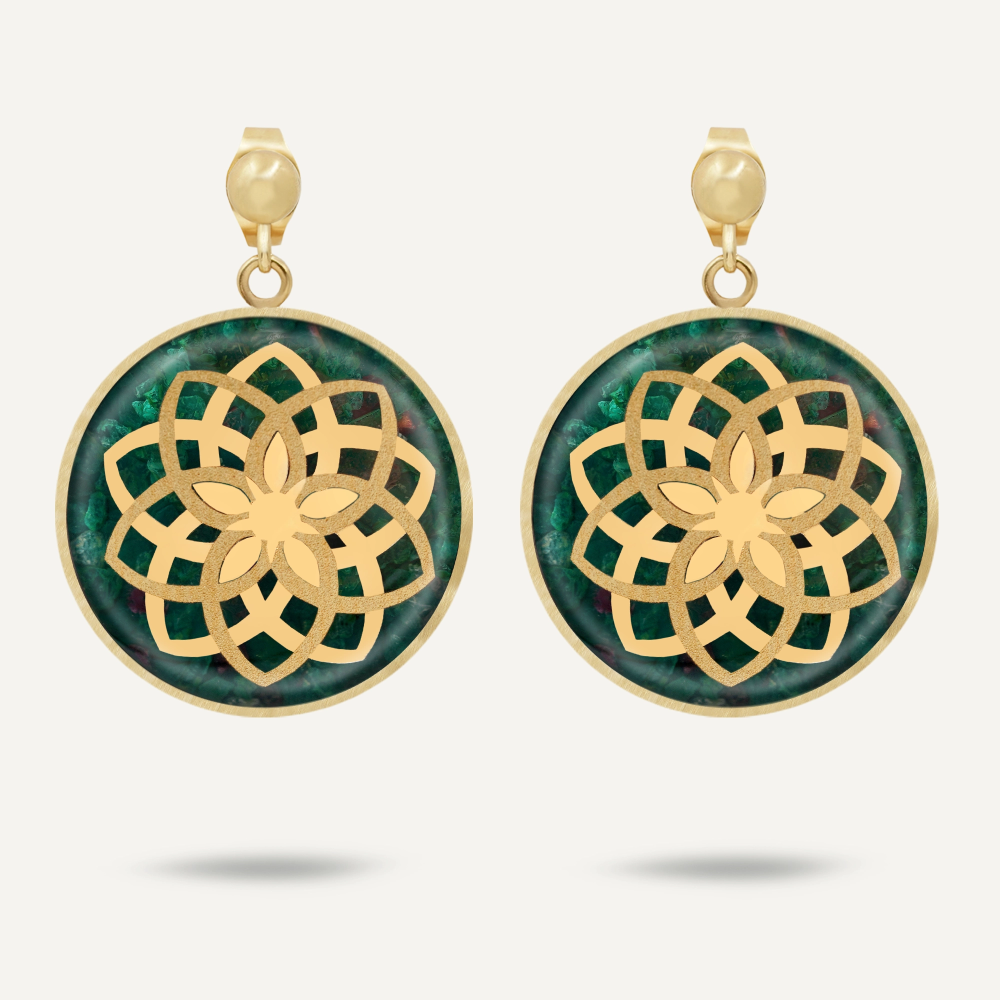 گوشواره عقیق سبز دریم کچر