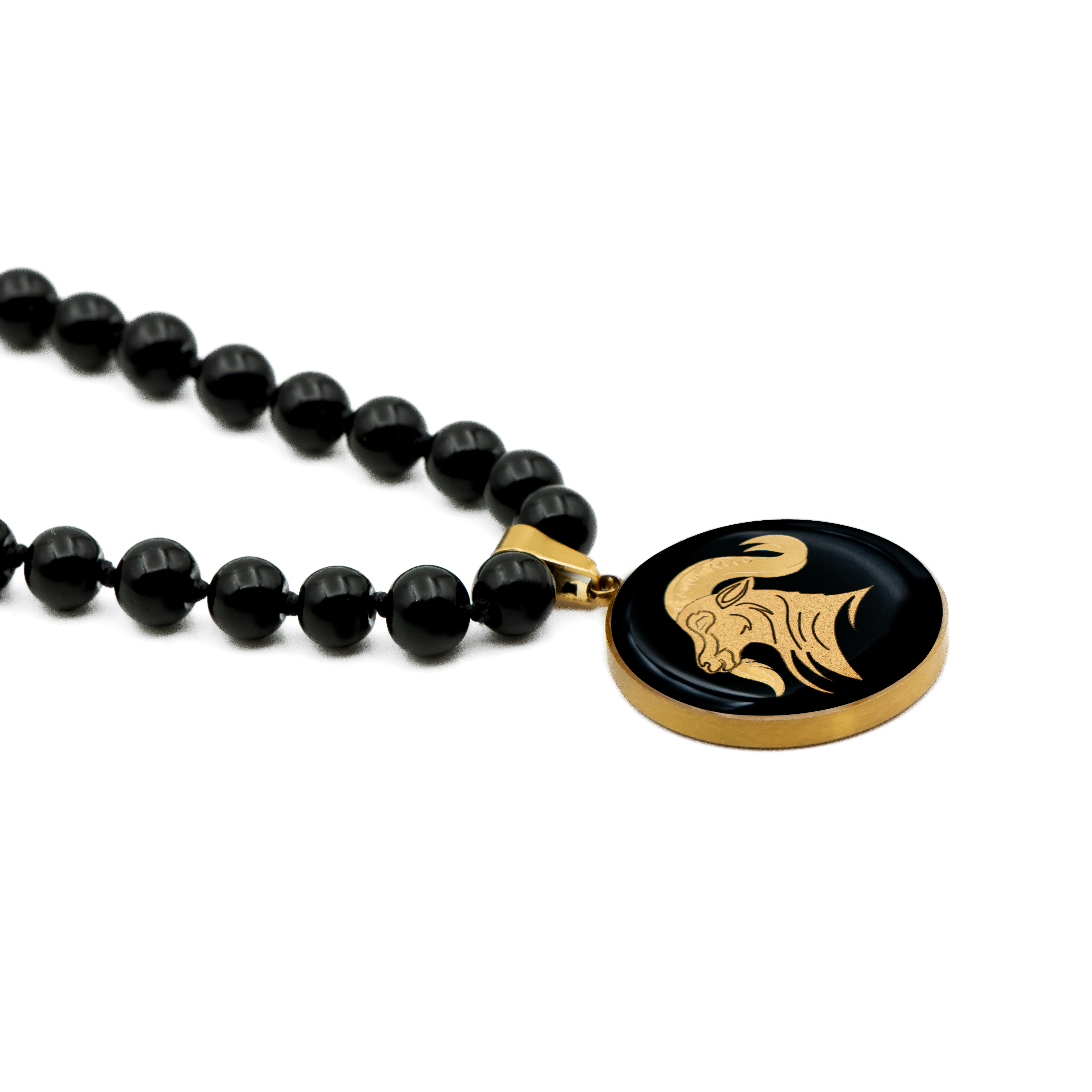 گردنبند بزرگ گرد اونیکس دی