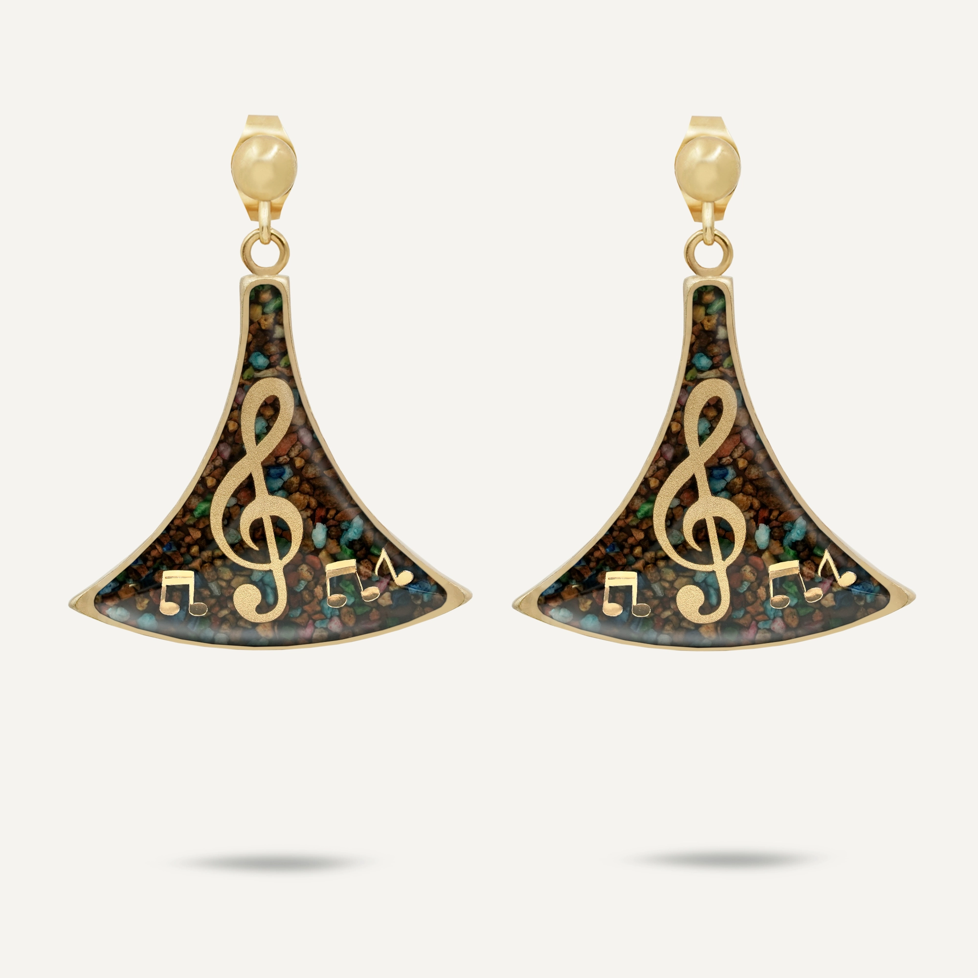 گوشواره دامنی تایگر رنگی موسیقی