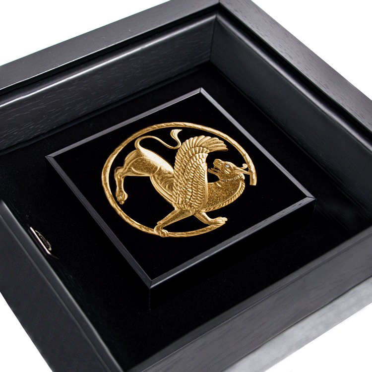 تابلو شیر دال باستانی کوچک (24*24)