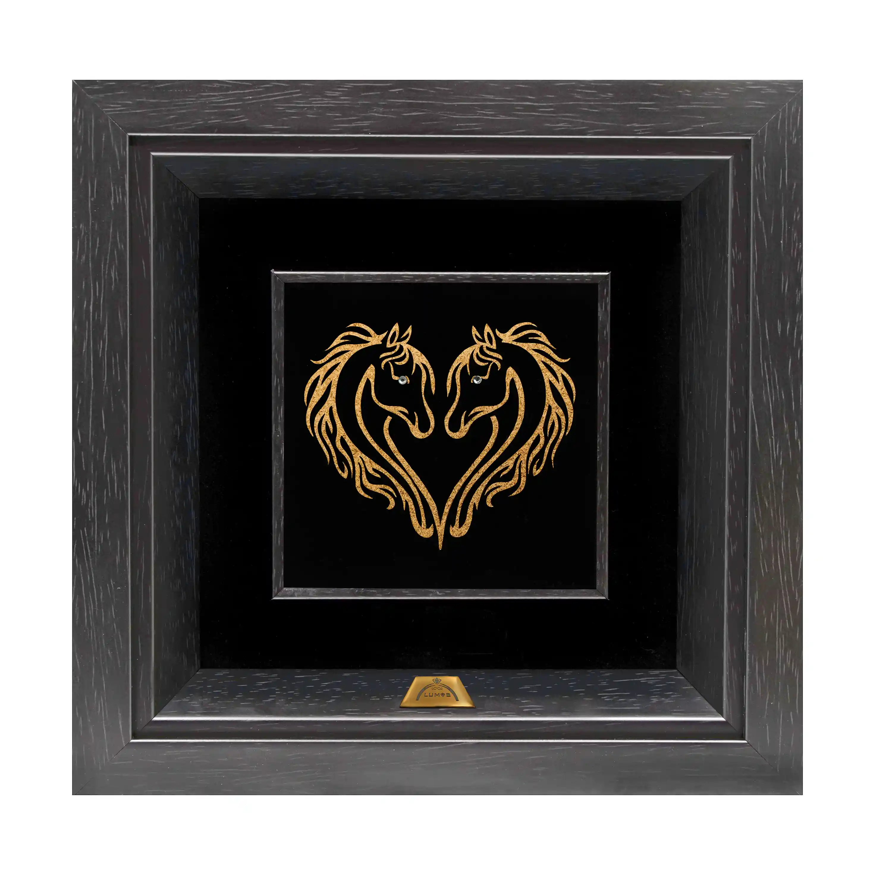 تابلو دو اسب عاشق (24*24)