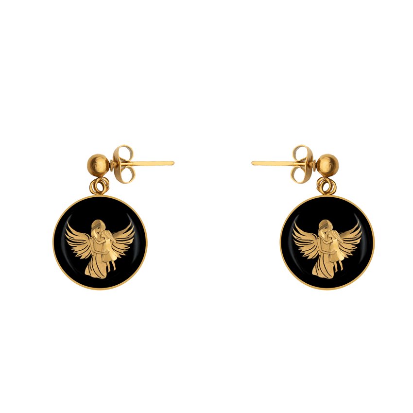 گوشواره گرد اونیکس آغوش مادر