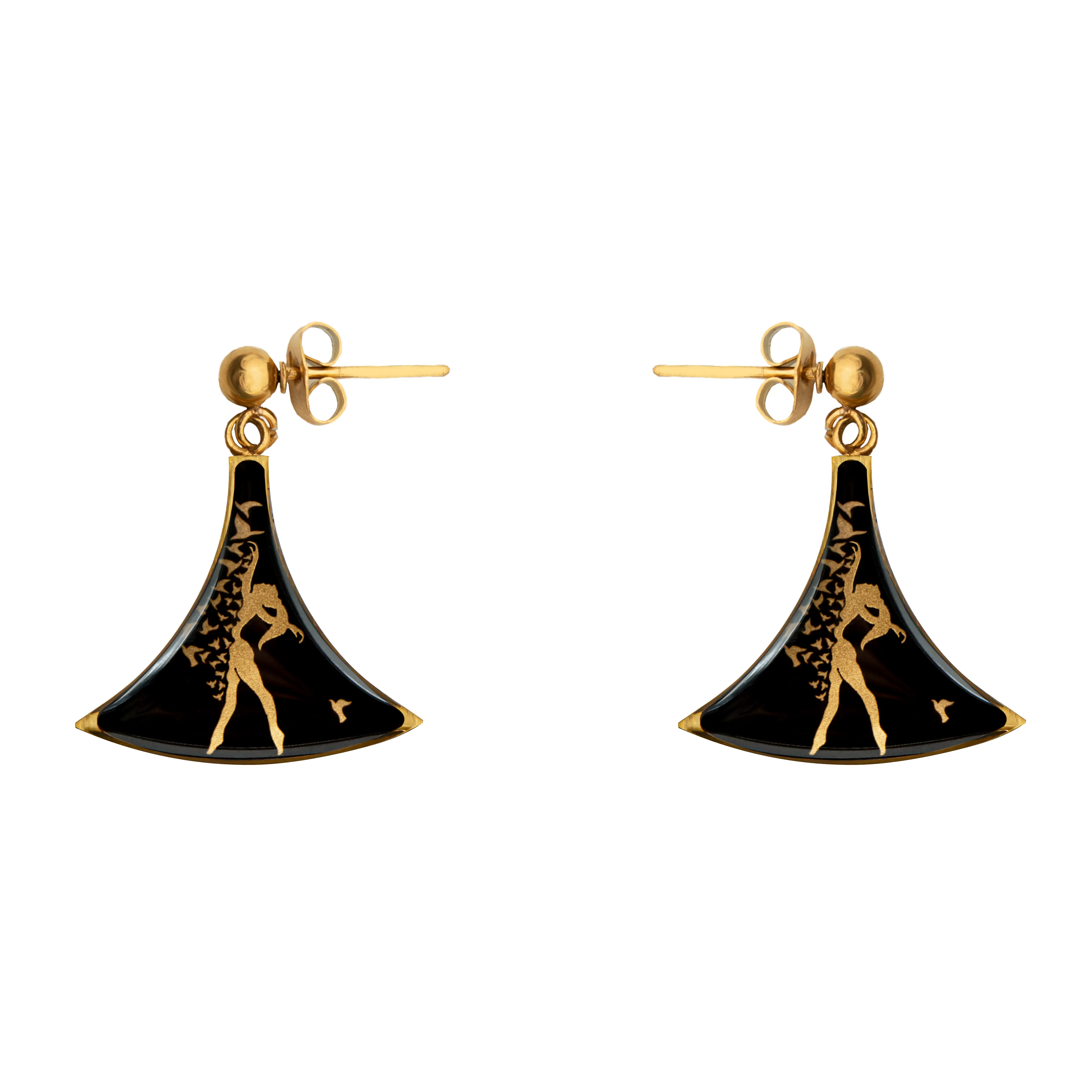 گوشواره دامنی اونیکس رهادخت