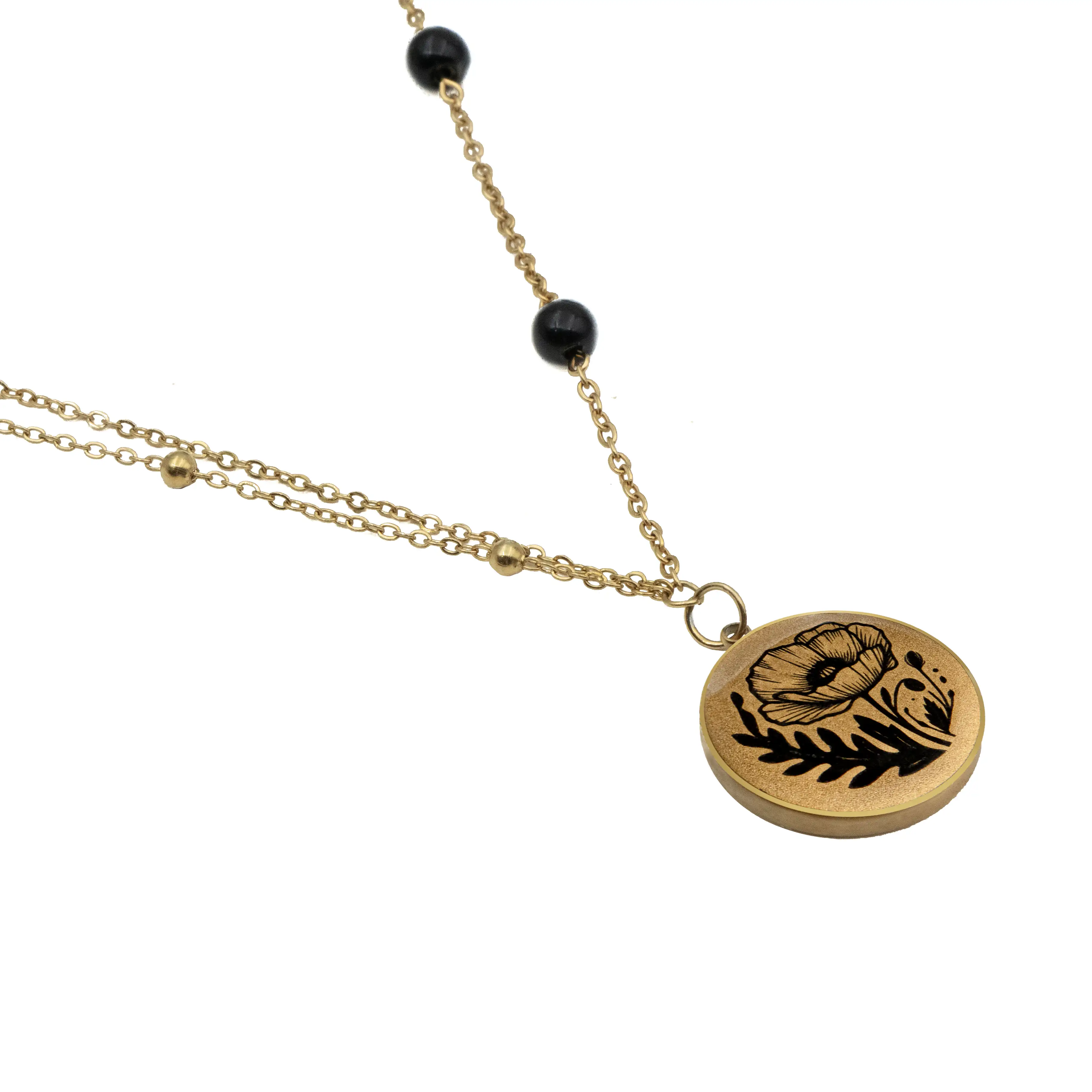 گردنبند گرد اونیکس فلورنتیا