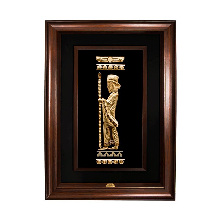 تابلو سرباز هخامنشی چپ 60*90 plus