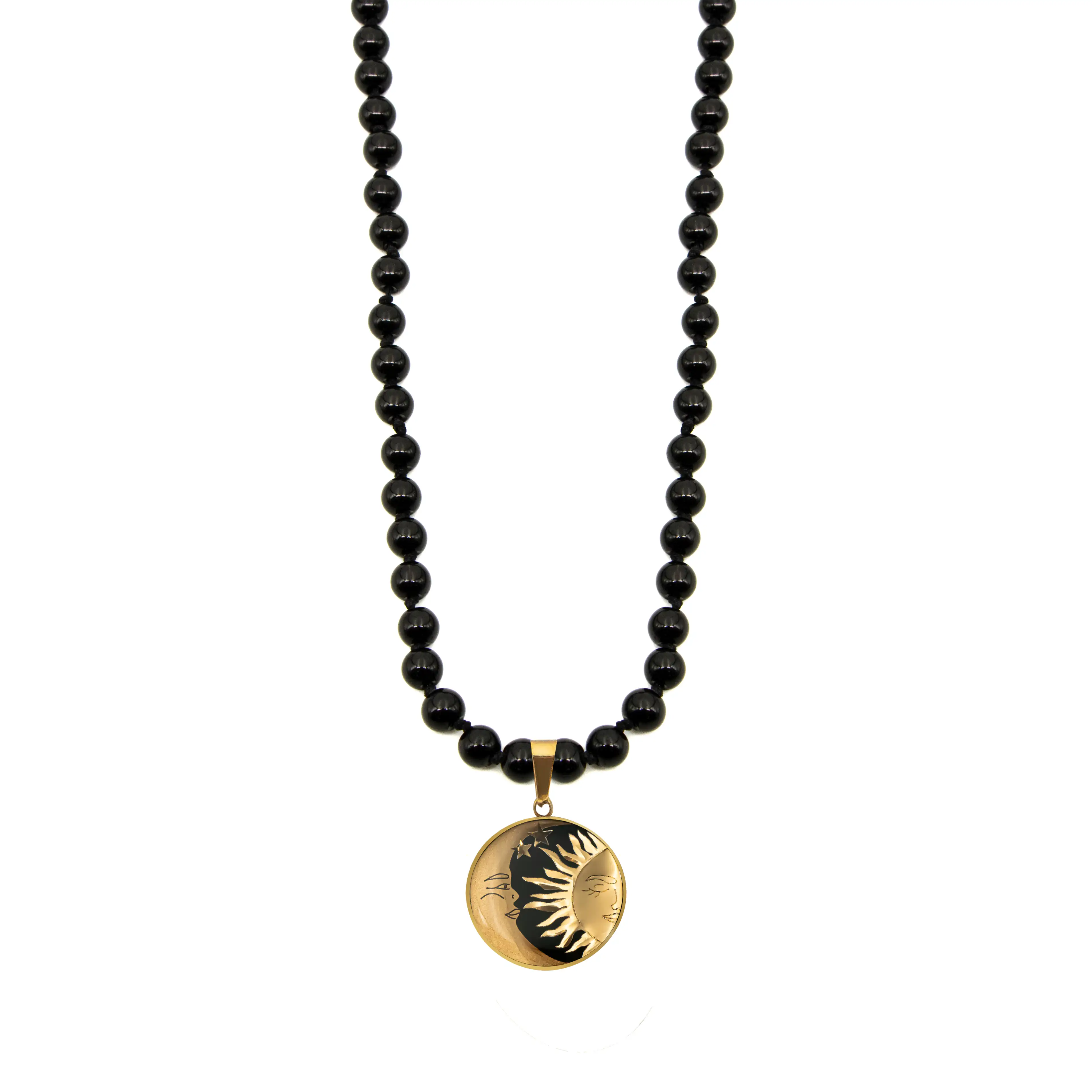 گردنبند بزرگ گرد اونیکس گیتی