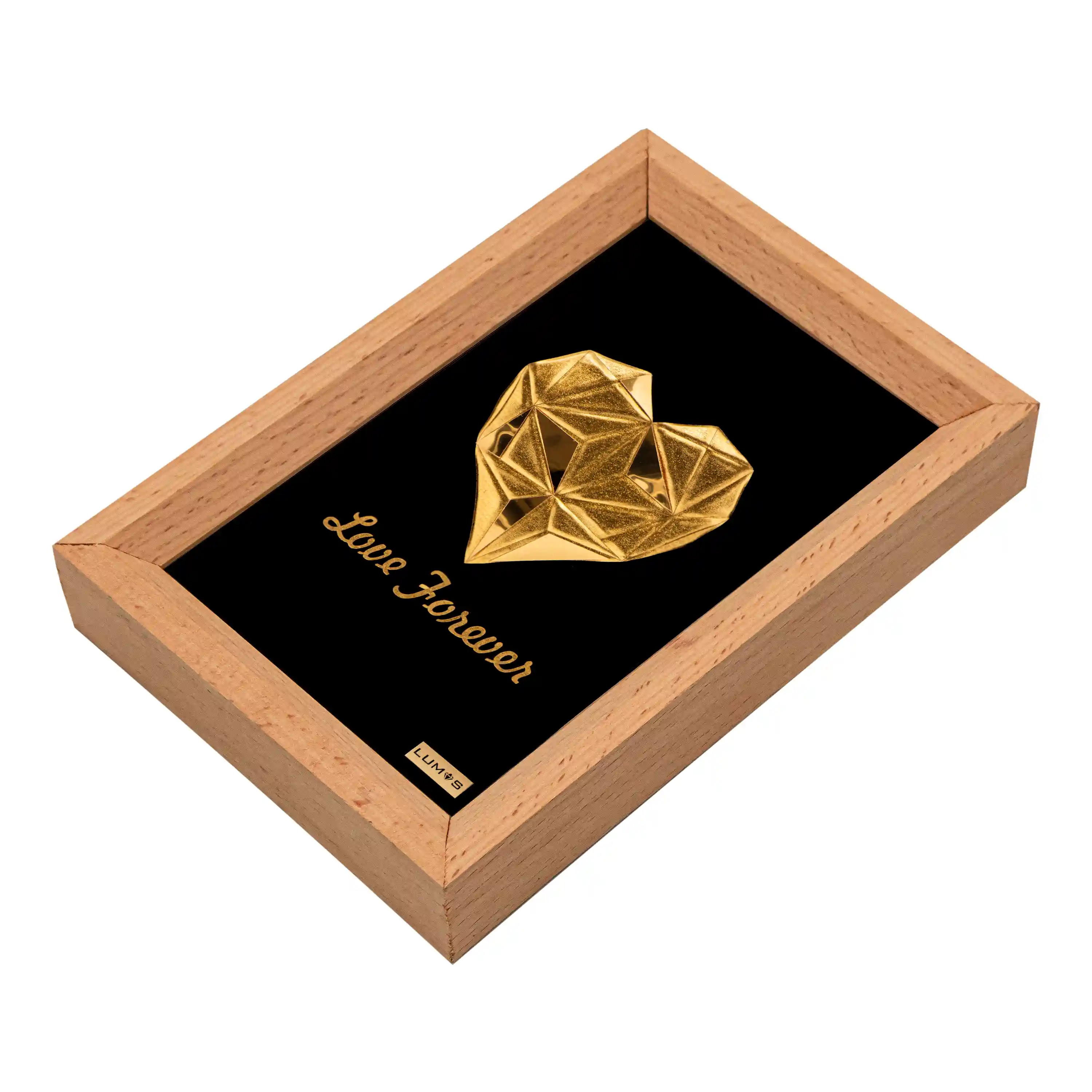 تابلو قلب هندسی سری راش (14*10)