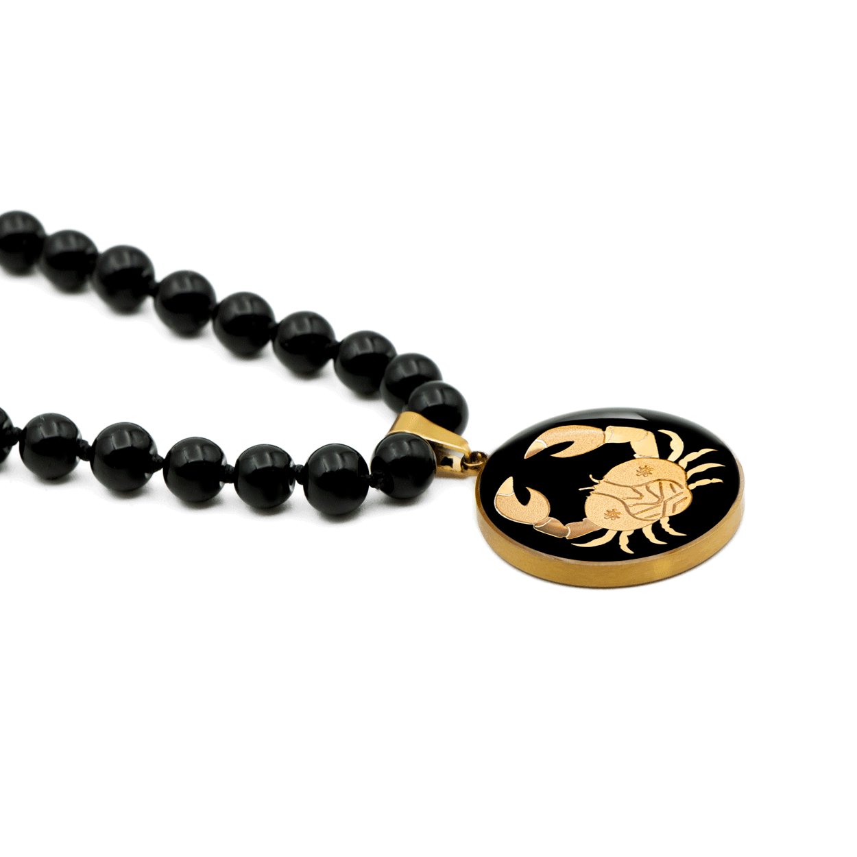 گردنبند بزرگ گرد اونیکس تیر