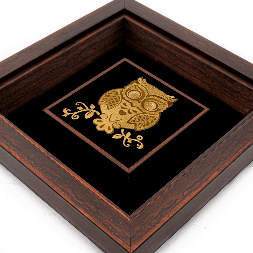 تابلو جغد (24*24)