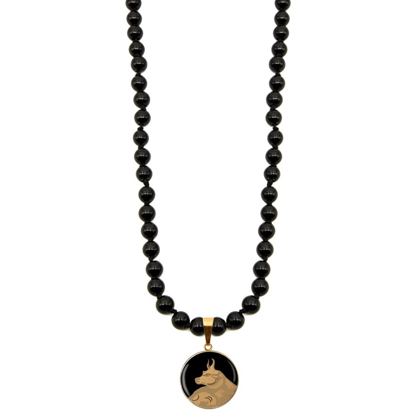 گردنبند بزرگ گرد اونیکس اردیبهشت