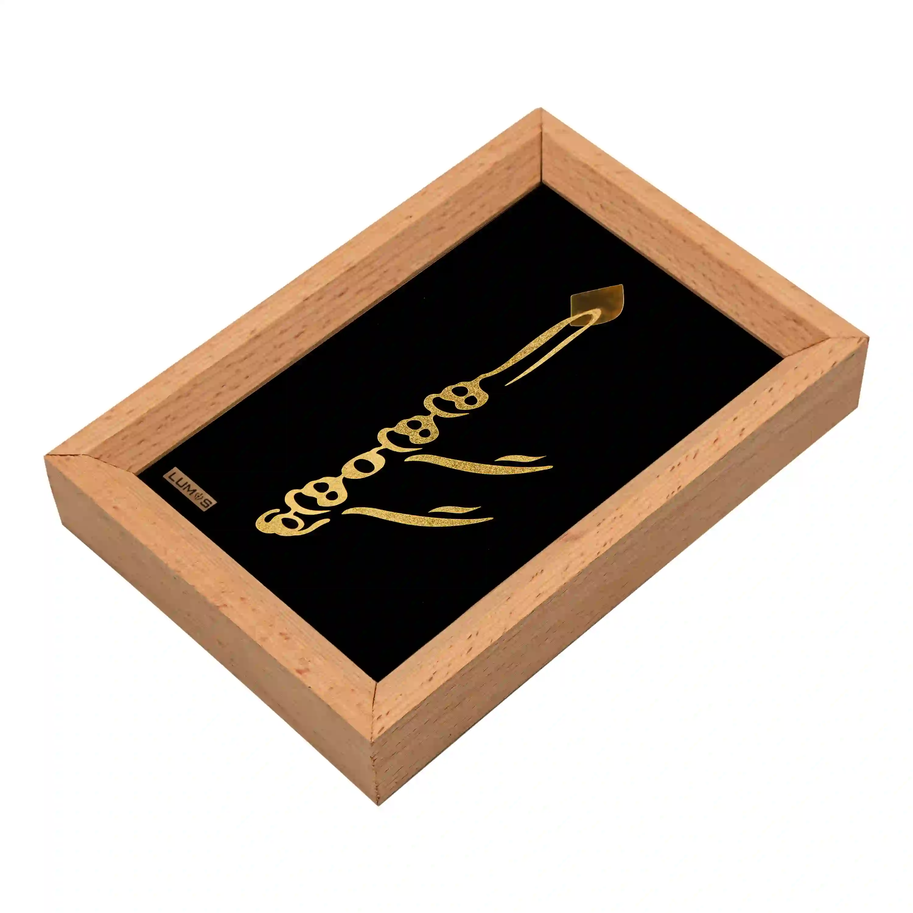 تابلو الهی گاهی نگاهی عمودی رومیزی راش (14*10)