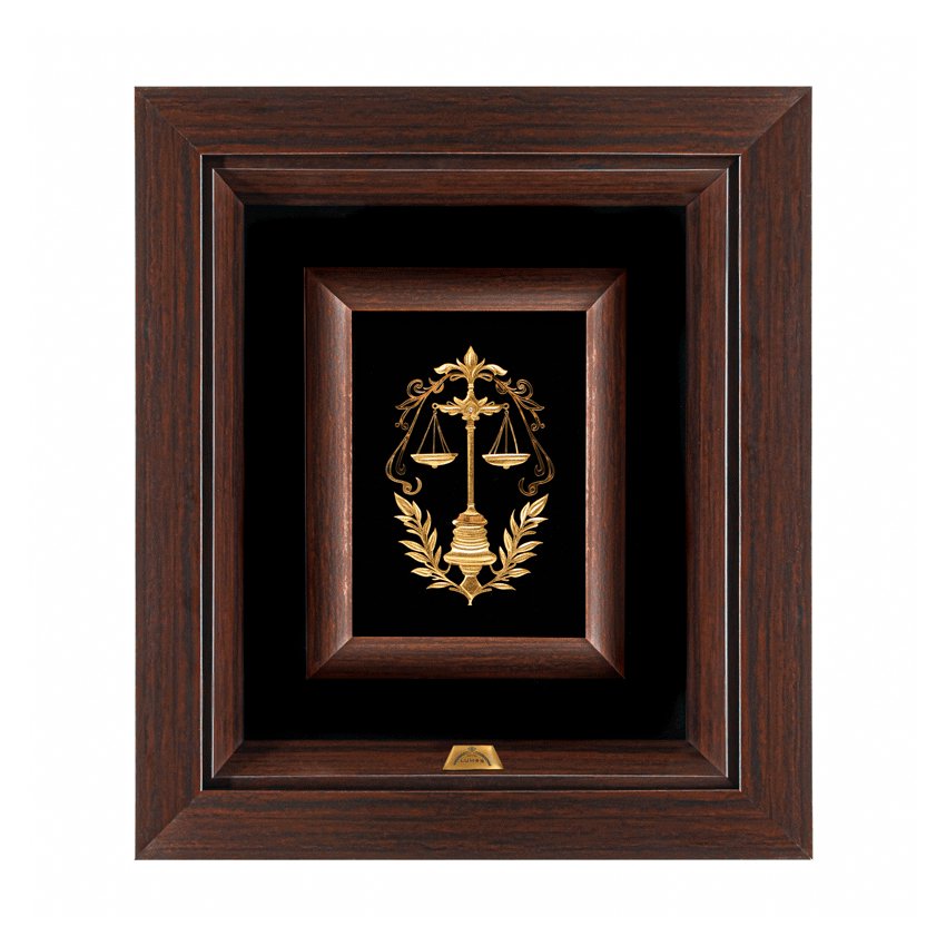 تابلو ترازوی عدالت (34*30)