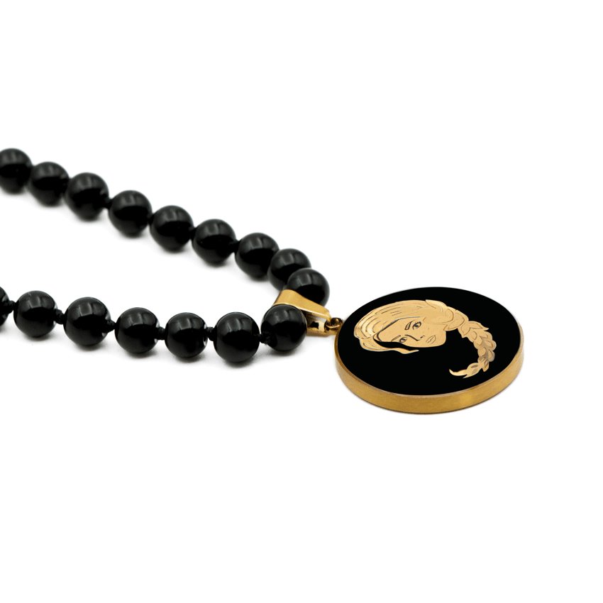 گردنبند بزرگ گرد اونیکس شهریور