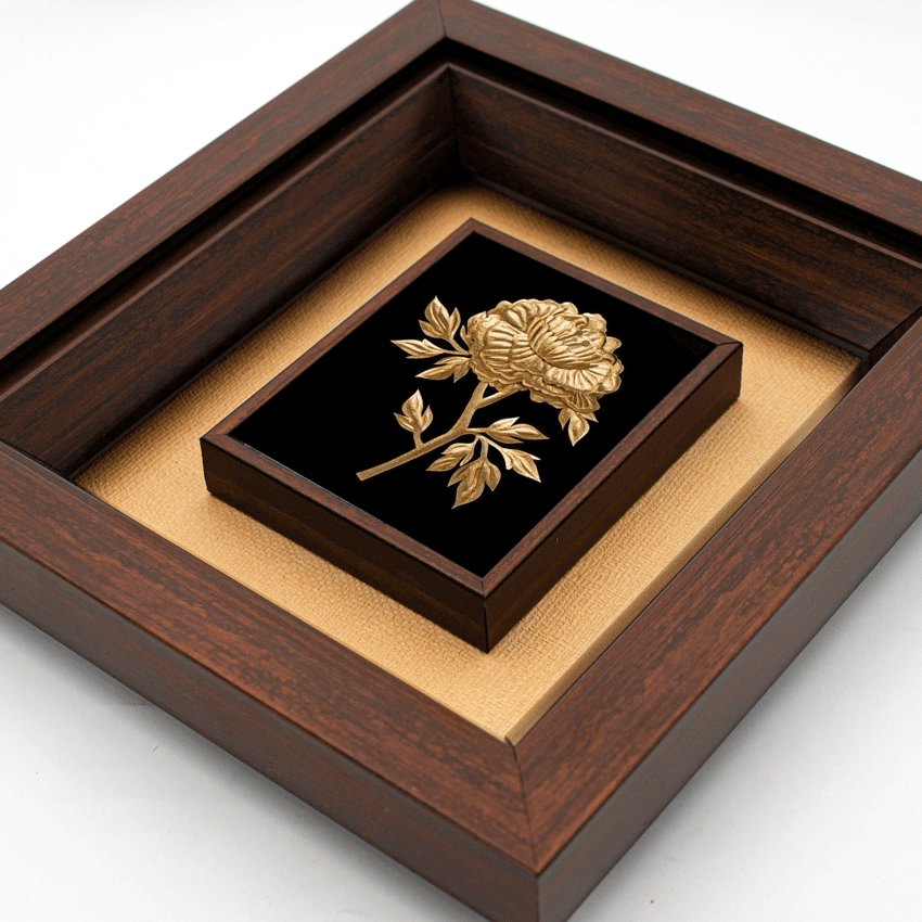 تابلو گل محمدی (24*22)