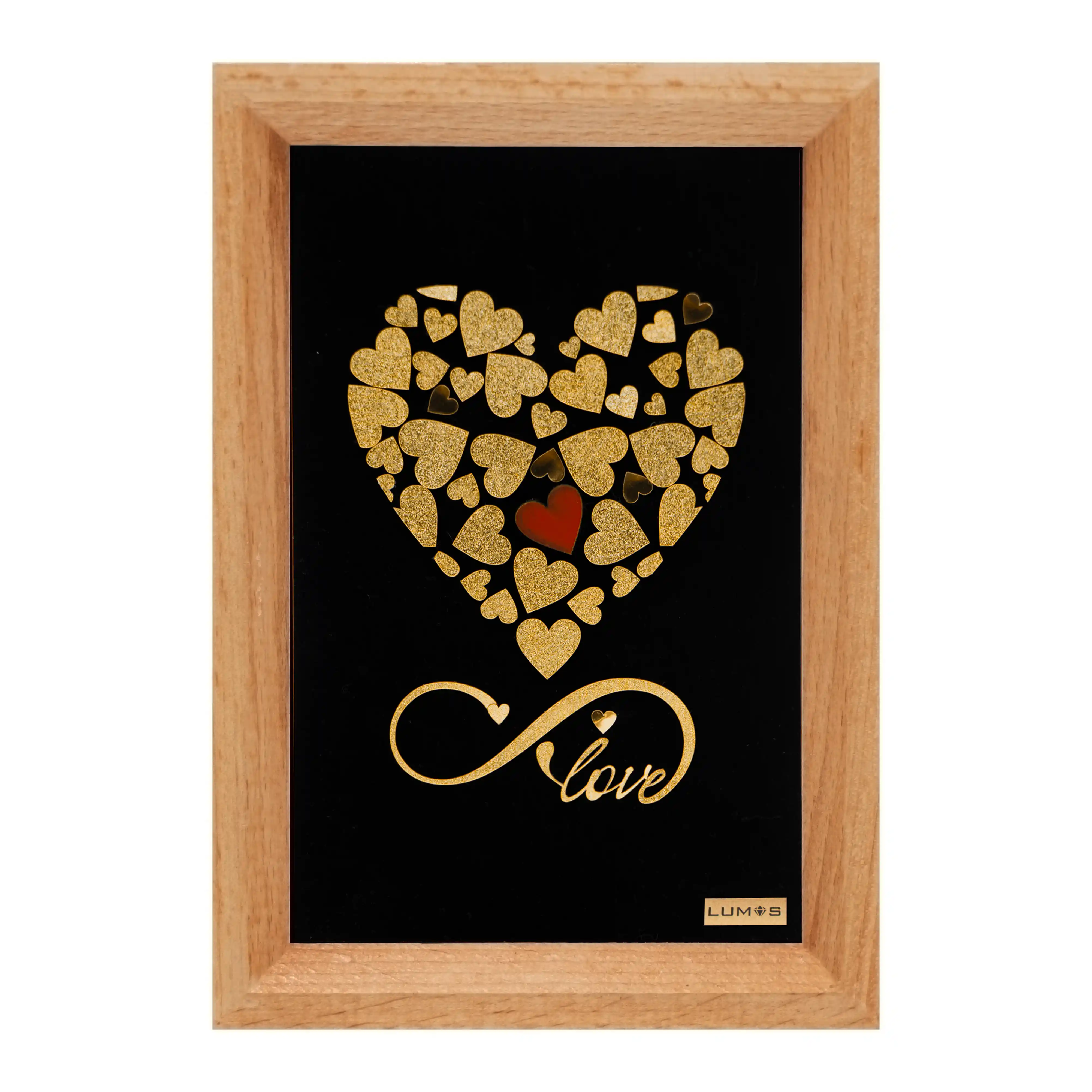 تابلو سی قلب سری راش (14*10)