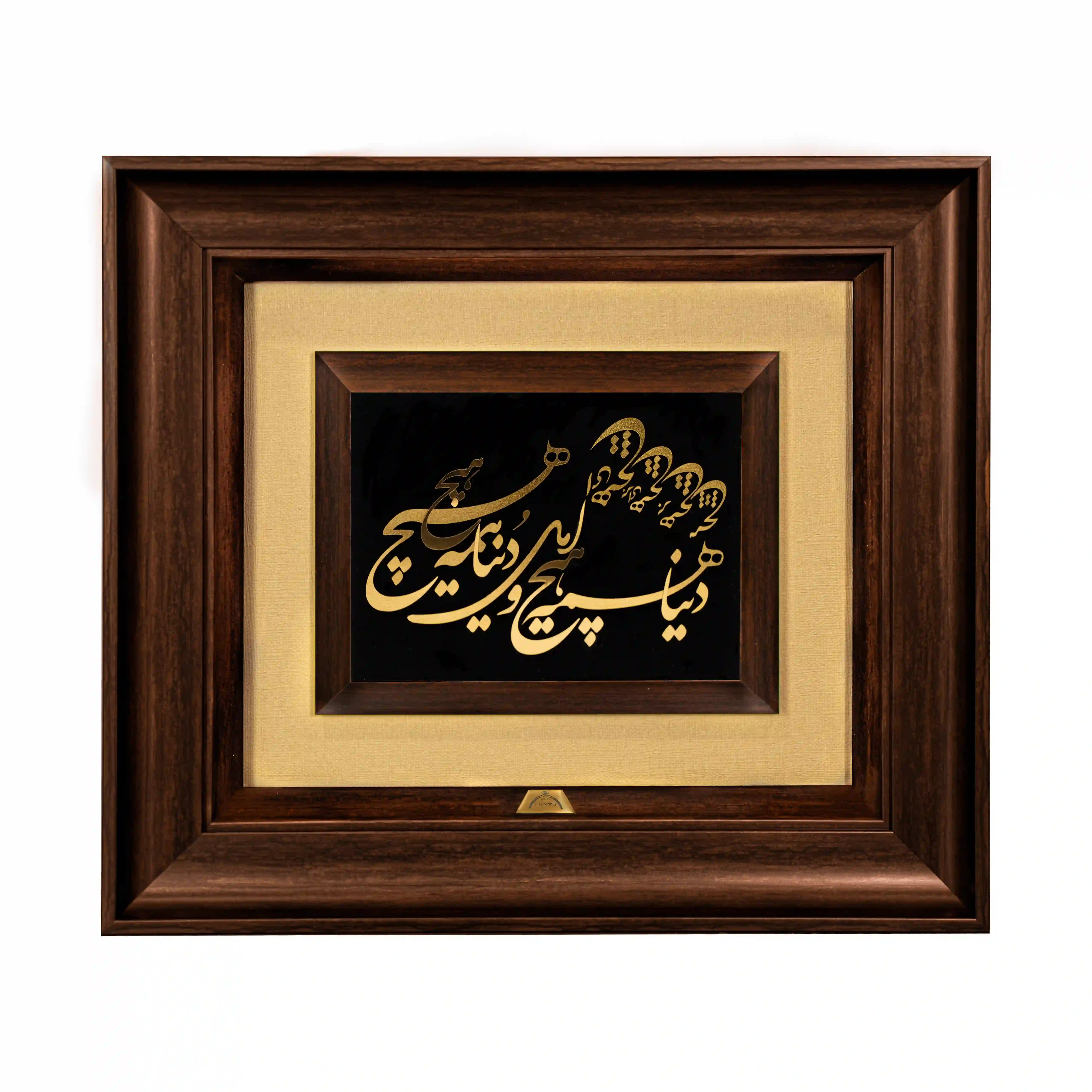 تابلو دنیا همه هیچ (45*40)