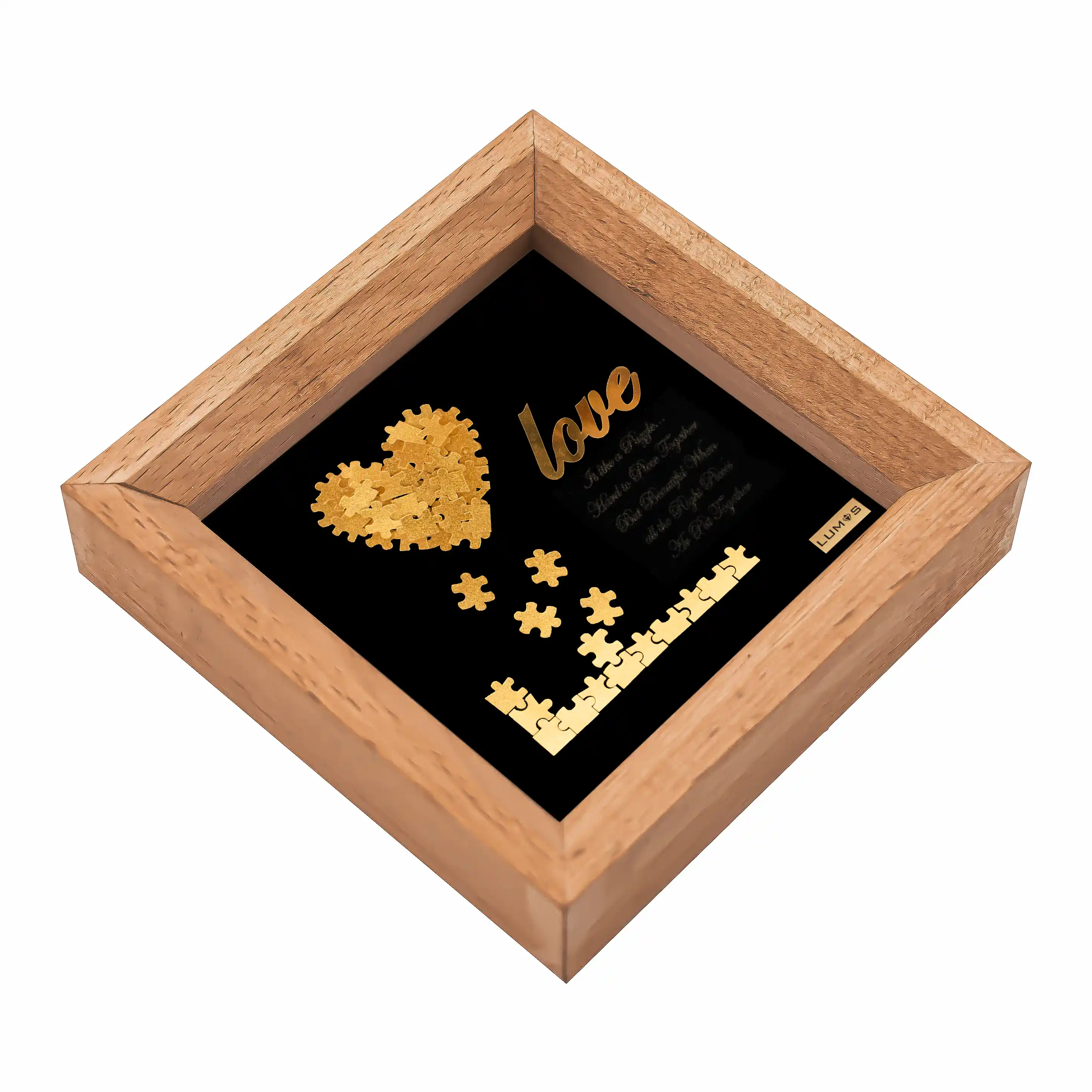 تابلو قلب پازلی سری راش