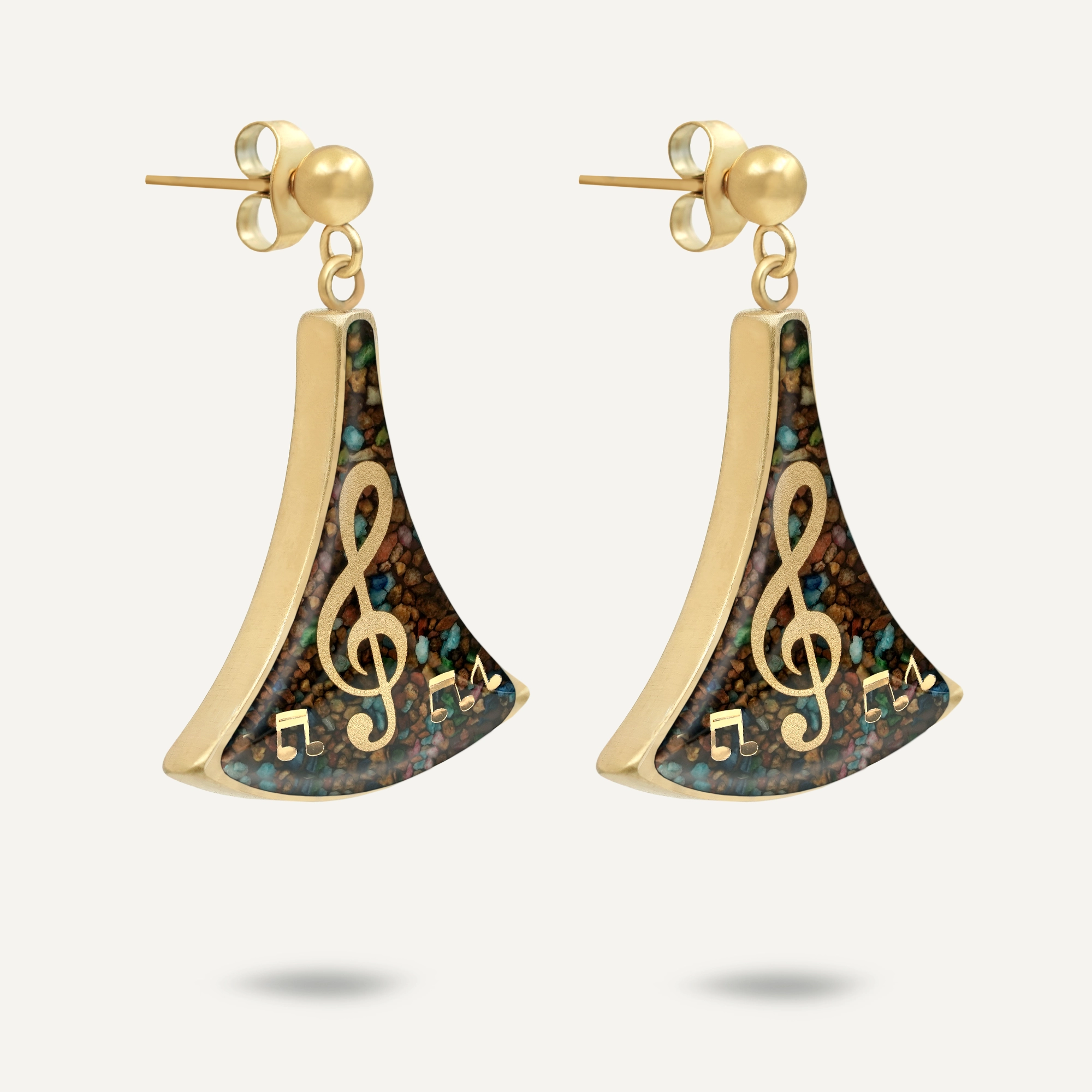 گوشواره دامنی تایگر رنگی موسیقی
