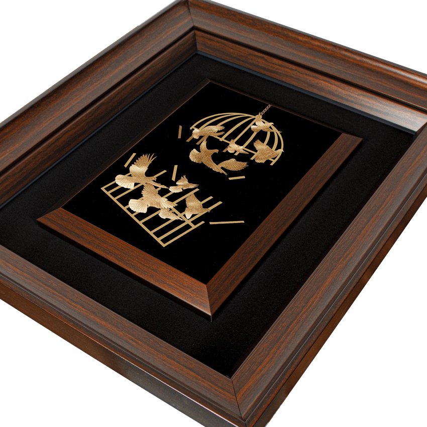 تابلو کبوتران آزاد بزرگ (58*48)