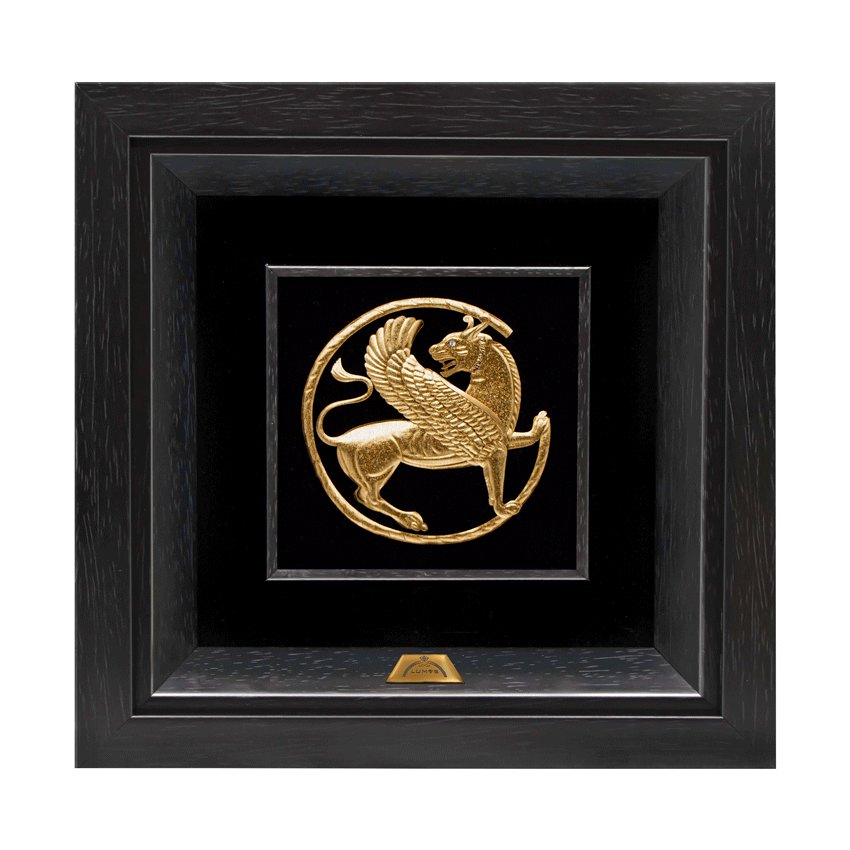 تابلو شیر دال باستانی کوچک (24*24)