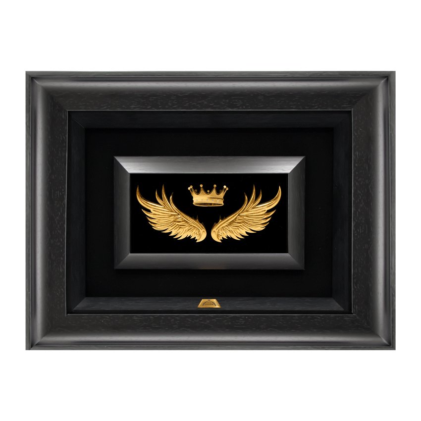 تابلو بال و تاج (45*35)